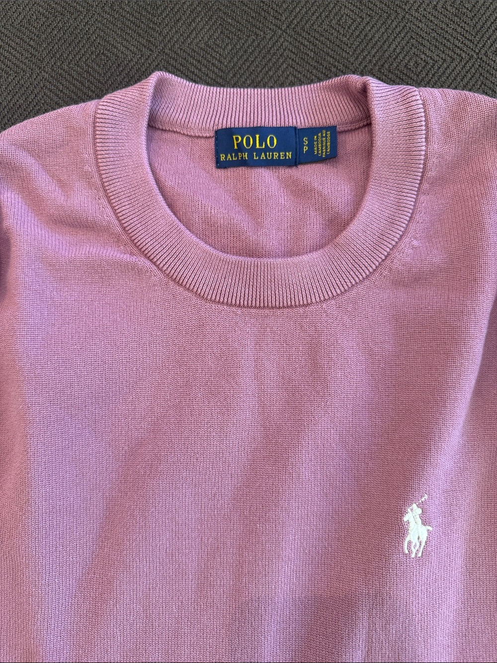 Ralph Lauren Lavender Crewneck Polo Player Tee ( uni sex) - Picture 5 of 5